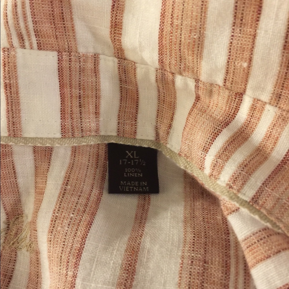 Tasso Elba Linen short sleeve polo shirt size XL - Picture 11 of 11